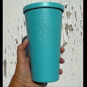 Starbucks Siren Mermaid Stainless Tumbler Cold Cup Tiffany Blue 2016 16oz Grande
